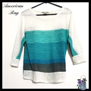 ♥️ $  3/$15 American Rag:Size:XS/ Longsleeve Lace shirt